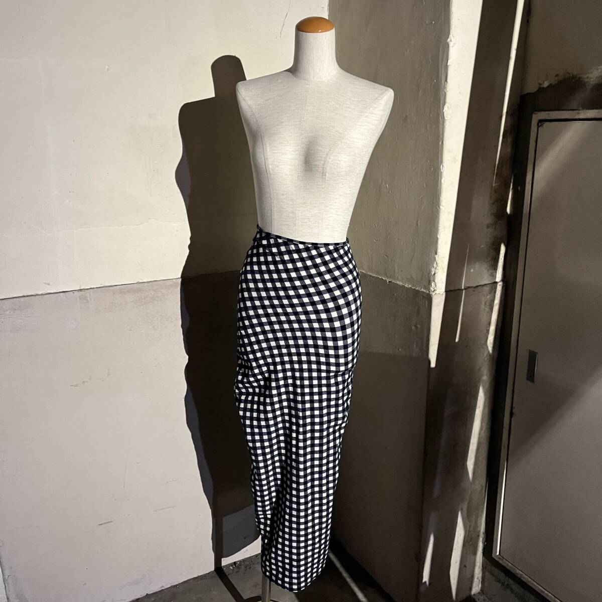 COMME des GARCONS 97ss ギンガムチェック変形スカート コブ コムデギャルソン 1997ss Body Meets Dress, Dress Meets Body AD1996 90s