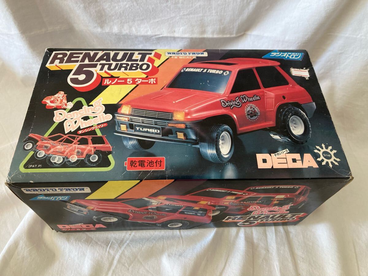 希少☆未使用☆DEGA ルノー5ターボ 1/12スケール ラジコン ダンシングウィリー 当時物 ラジコン ラジオコントロールカー