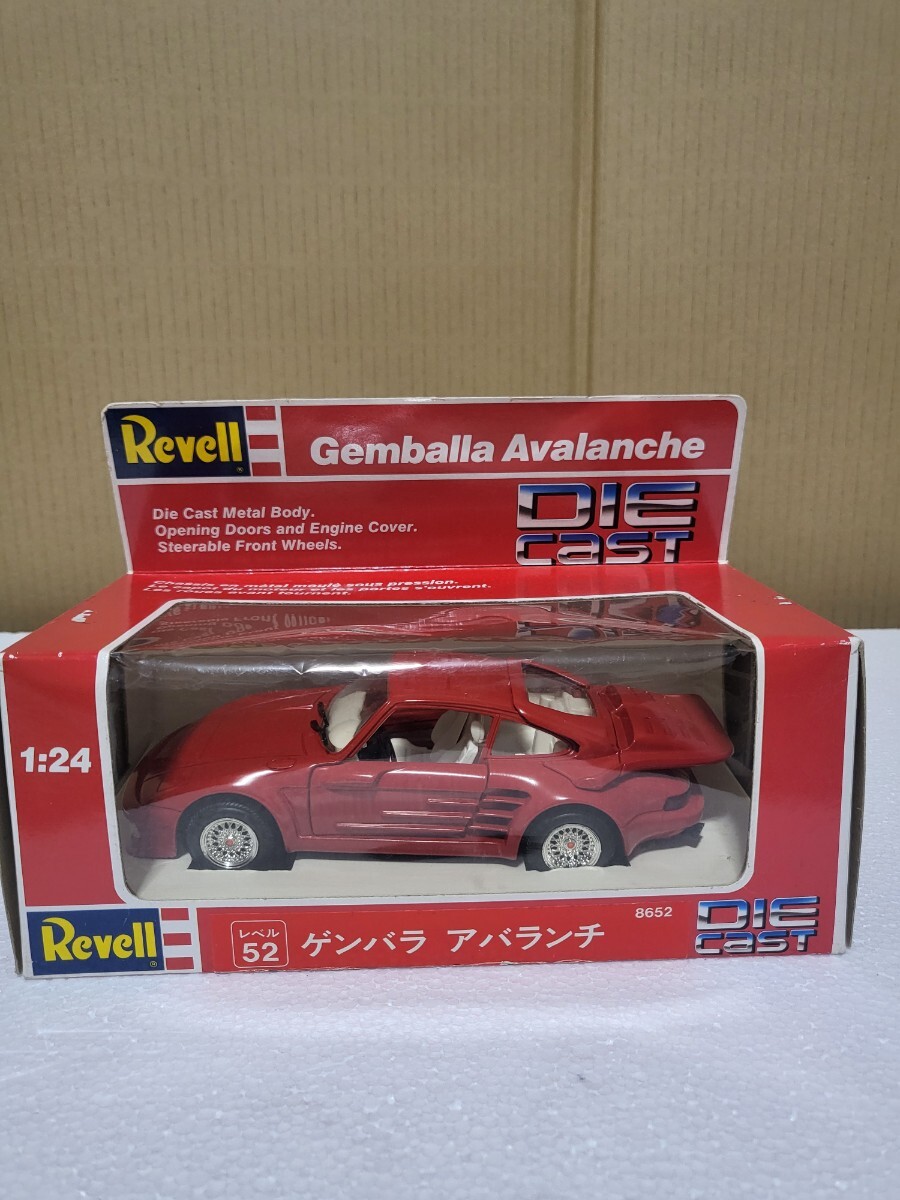 　1990 絶版ミニカー Revell 1/24 GEMBALLA AVALANCHE 1988 ゲンバラ アバランチポルシェ911ターボ ダイキャストミニカー PORSCHE911TURBO 