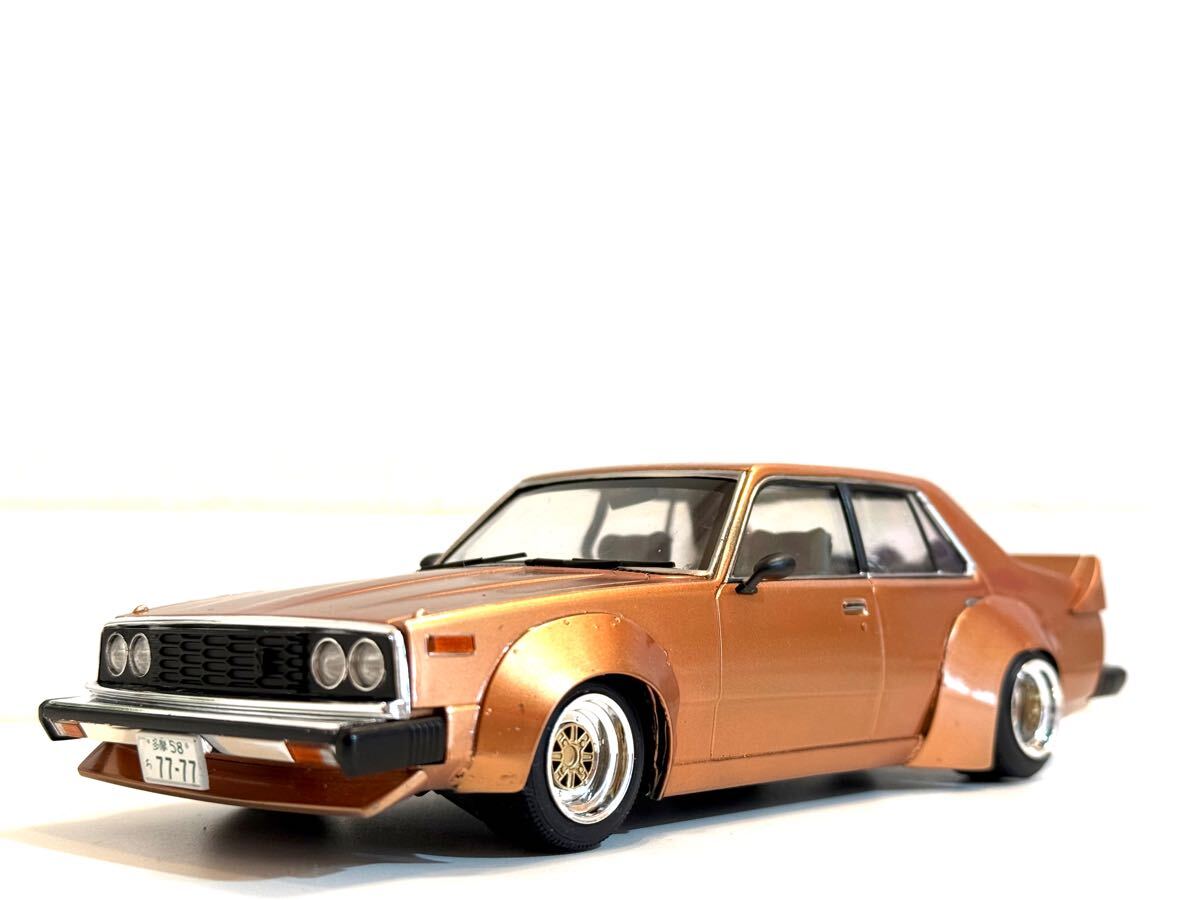 希少　アオシマ　1/24 日産　スカイライン　ジャパン　4Drスペシャル　塗装済完成品
