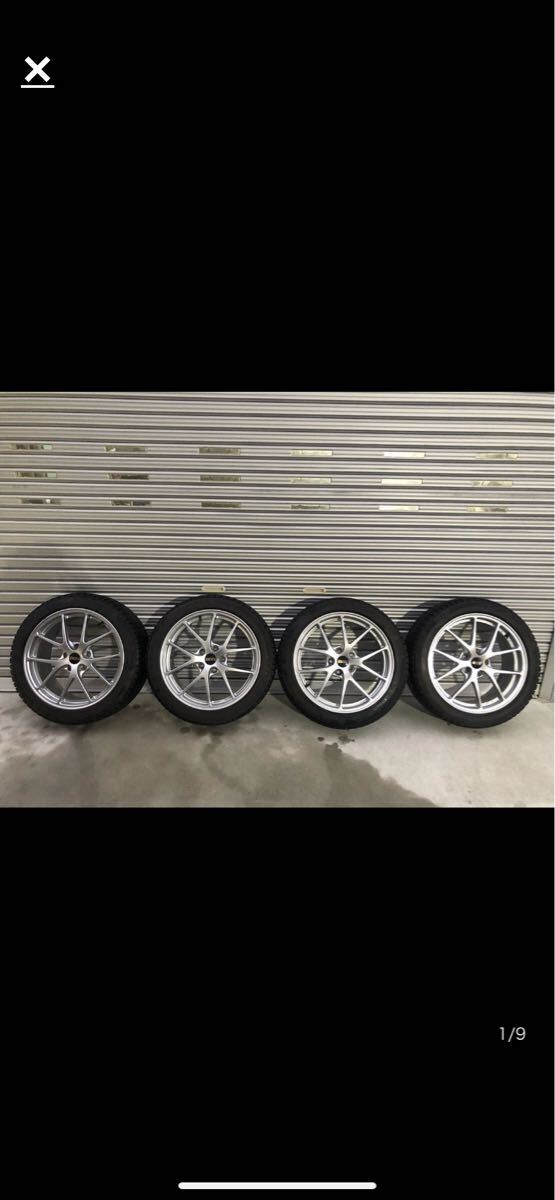 BBS RI-A 18インチ　pcd112 ブリヂストン　スタッドレスセット