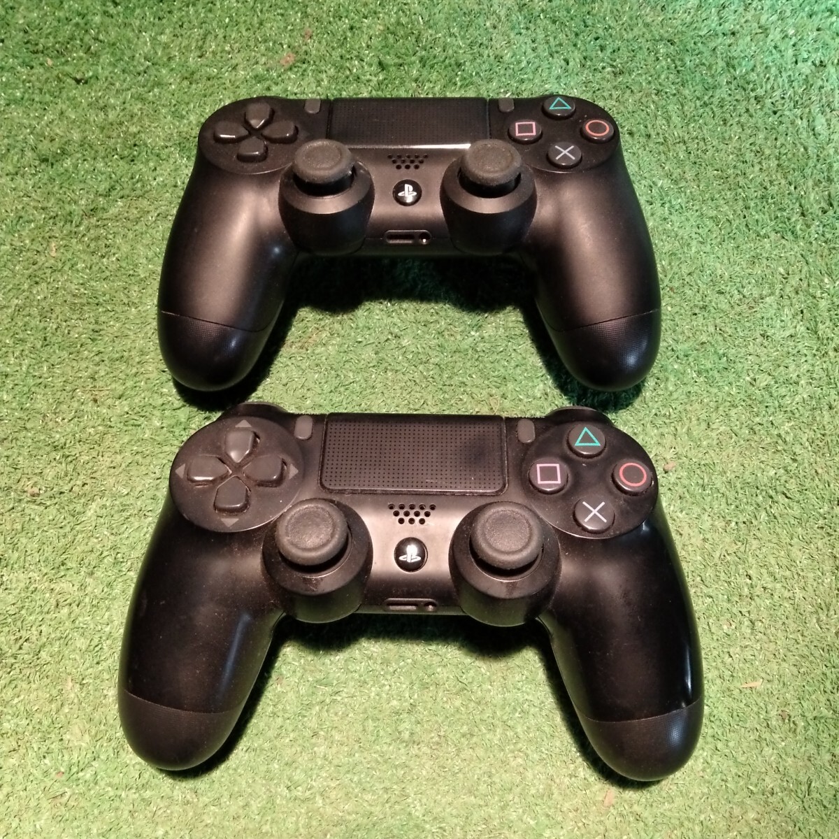 SONY 純正 CUH-ZCT2J ワイヤレスコントローラー ブラック 黒　PlayStation4 2個セット　動作確認済み　中古品 プレステ4