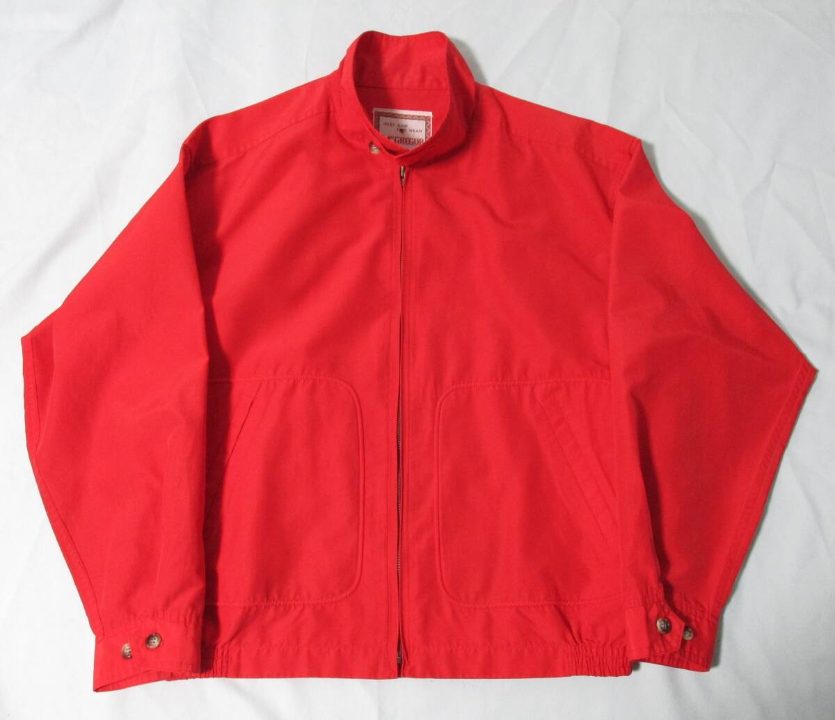 《美品》 McGREGOR　マックレガー　スイングトップ ドリズラージャケット　ジェームズ・ディーン愛用　赤レッド※ホームクリーニング済
