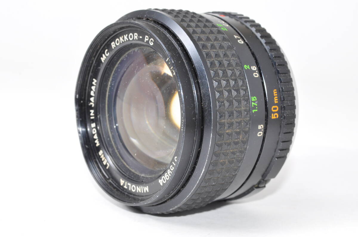並品 ミノルタ MINOLTA MC ROKKOR-PG 50mm F1.4 ♯A6412
