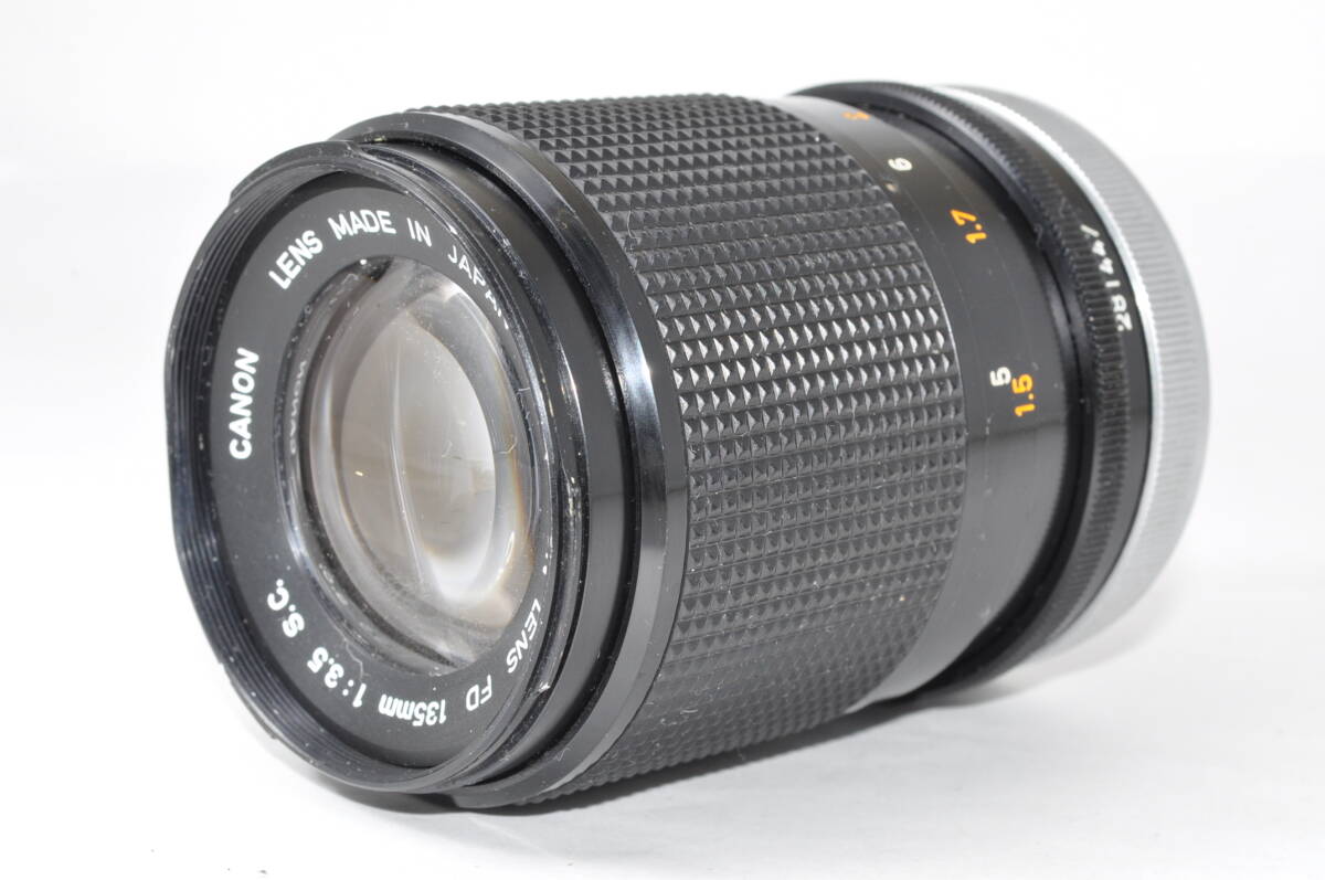 ジャンク扱い キャノン CANON FD 135mm F3.5 S.C. ♯A6430