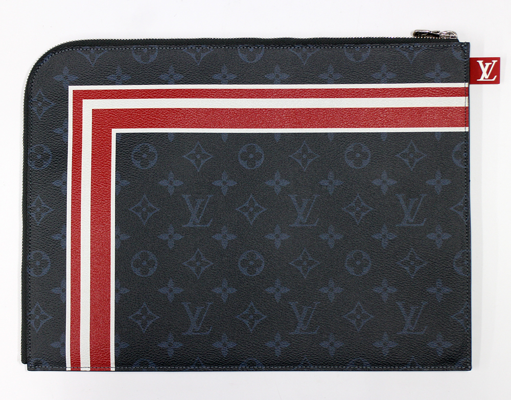 【LOUIS VUITTON】ルイヴィトン　モノグラム コバルト ポシェット ジュールGM　M61679 クラッチバッグ 美品