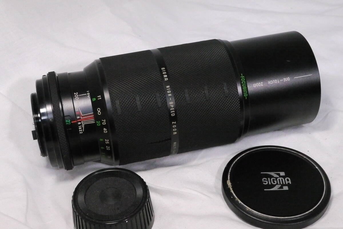 シグマ HIGH SPEED 80-200mm F3.5 MC M42マウント