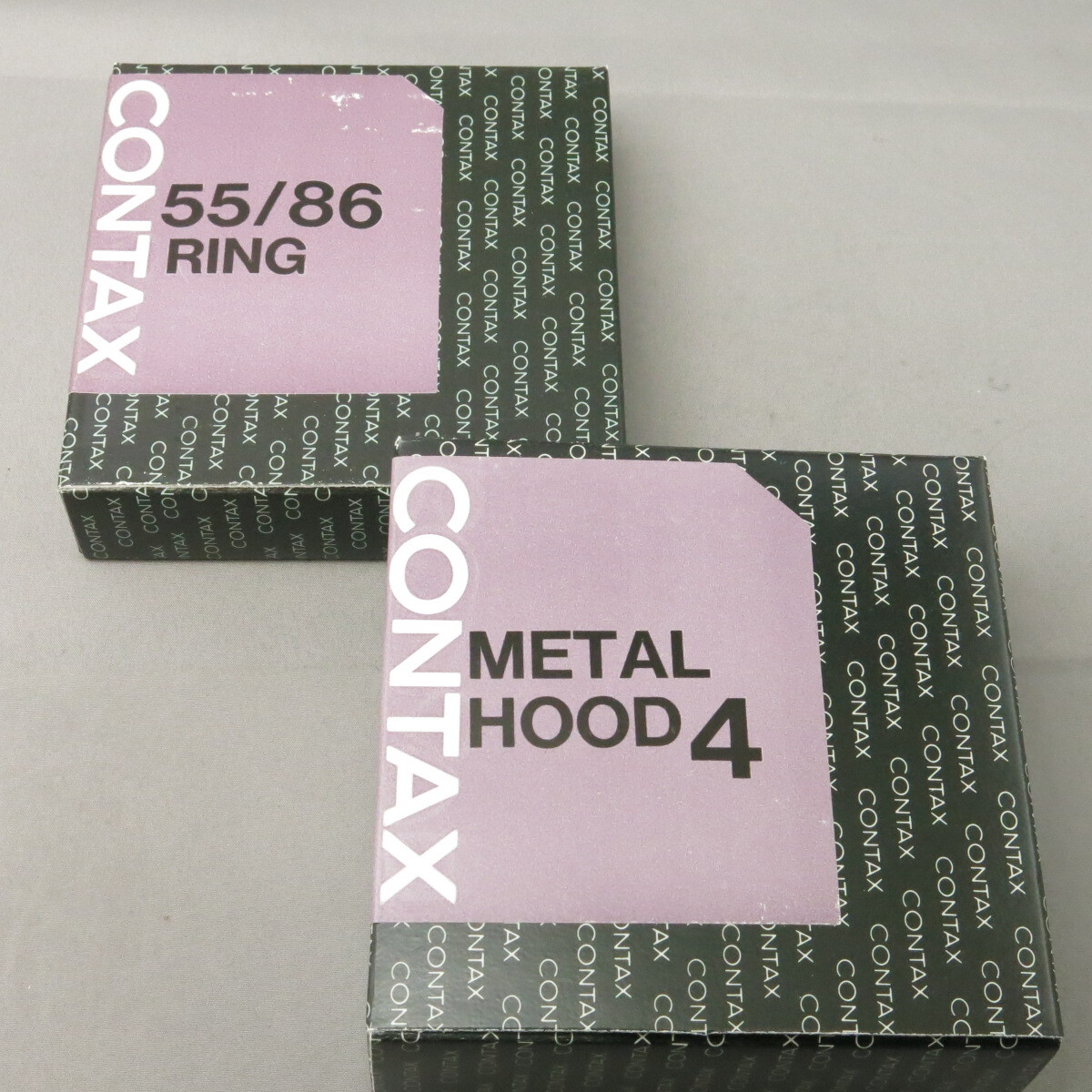 【新品同様】CONTAX　METALHOOD4+55/86RING 　★NO.8954