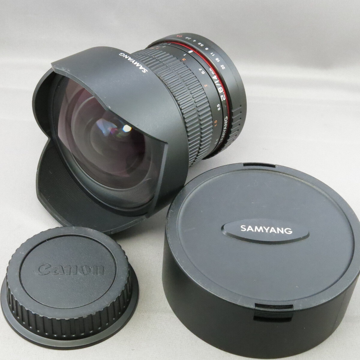 【美品】SAMYANGサムヤン　キヤノンEF用14mmF2.8ED AS　CanonキヤノンEFマウント(キャノン）★NO.8998