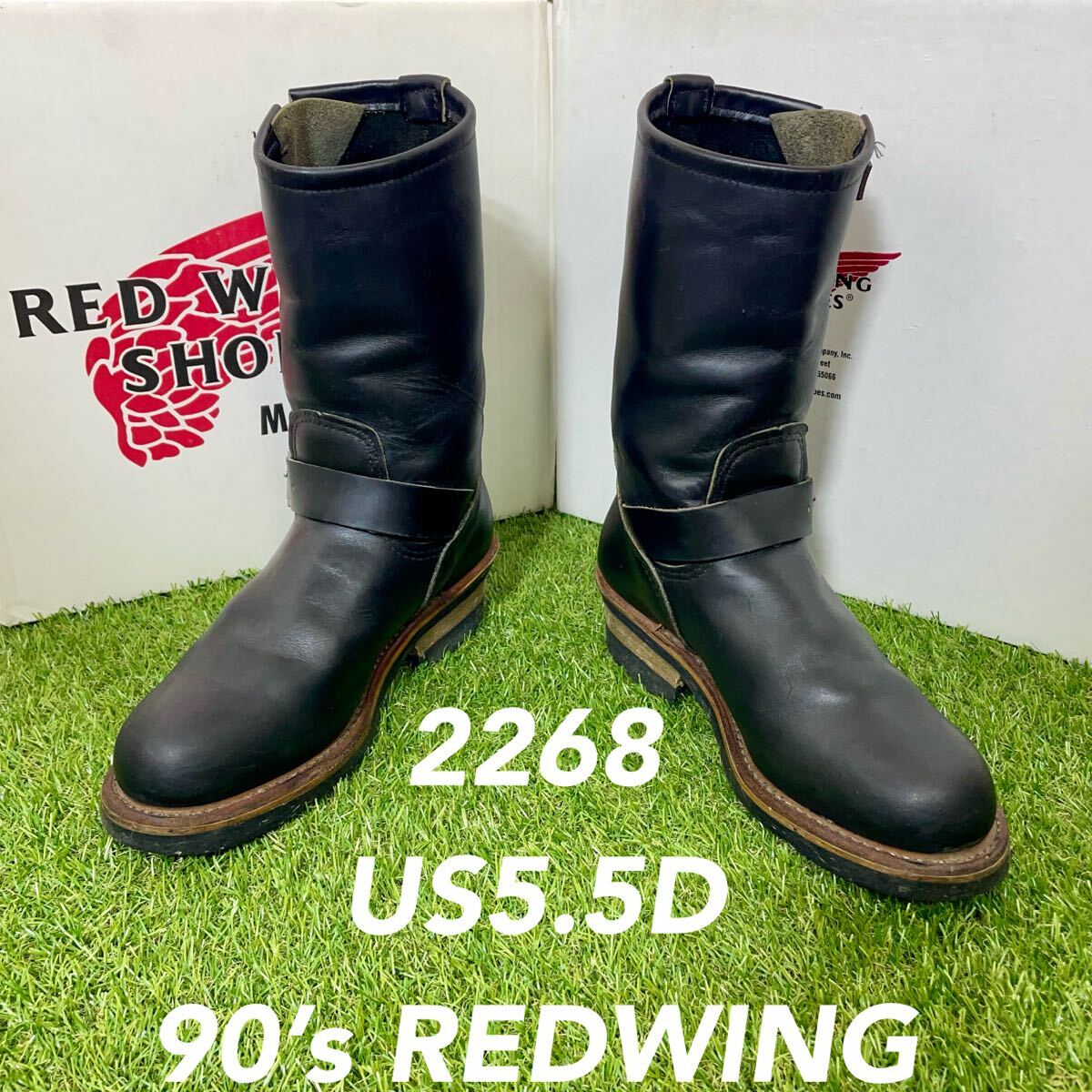 【安心品質0403】PT99廃盤2268レッドウイング ブーツ5.5D送料無料 エンジニアブーツ REDWING