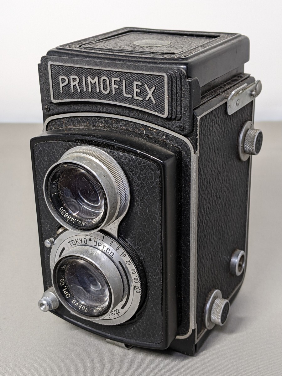 ★訳あり大特価★ TOKYO KOGAKU 東京光学 PRIMOFLEX Toko 7.5cm F3.2 Topcor 7.5cm F3.5 #44#L#A1851