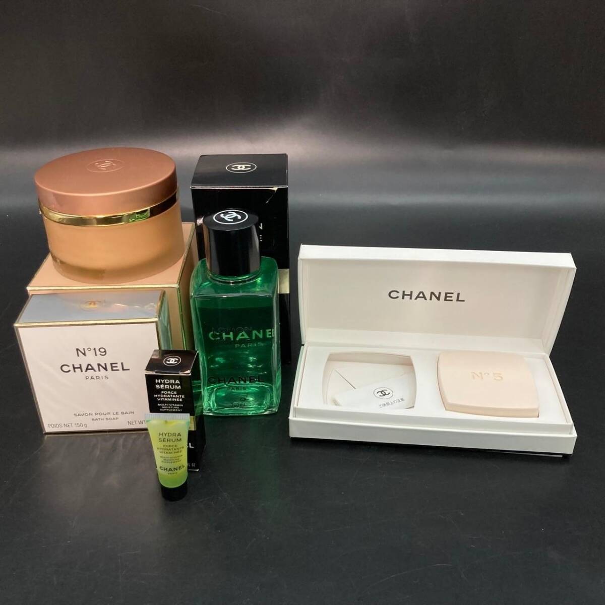 SW0131-16-4 一部未開封 No19 CHANEL PARIS シャネル 石けん ALLURE キャンドル セラム フランス 美容 60サイズ