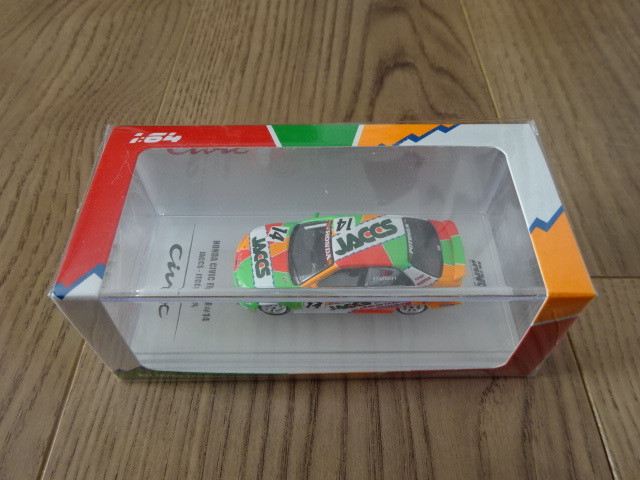 INNO Models INNO64 HONDA CIVIC FERIO EG9 Gr.A #14 JACCS JTCC 1994 Toy car 1/64 イノモデル ホンダ シビック フェリオ ミニカー 