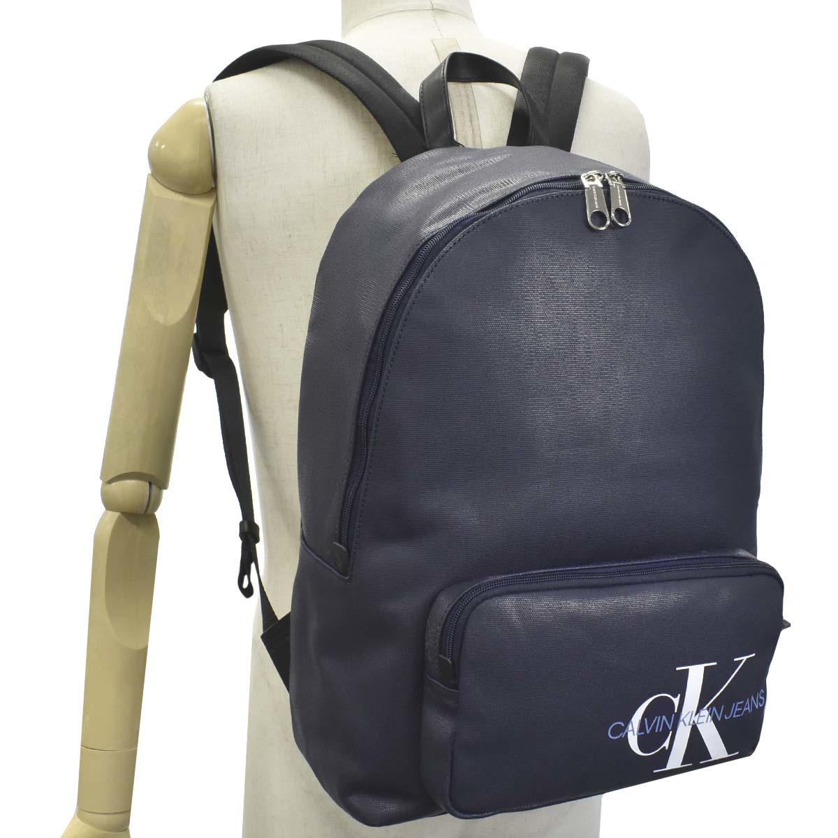 ☆匿名発送☆新品タグ付き 海外限定 ユーロモデル カルバンクライン ジーンズ Calvin Klein Jeans バックパック COATED COTTON CAMPUS BP