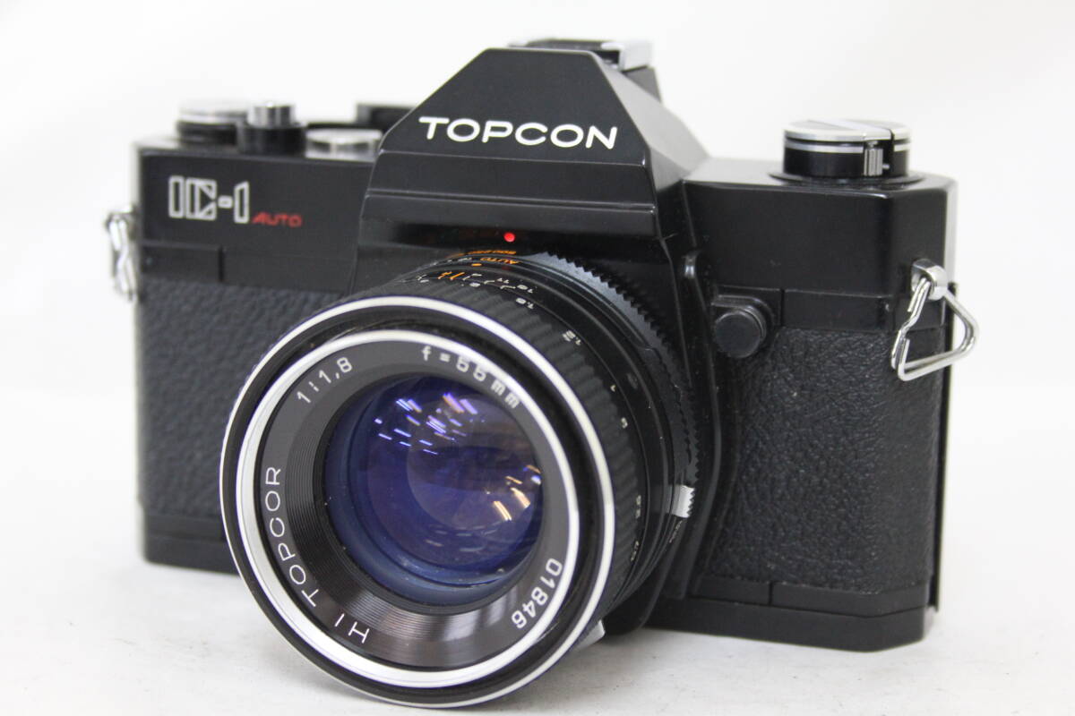 【訳あり品】 トプコン Topcon IC-1 Auto ブラック HI Topcor 55mm F1.8 ボディレンズセット M2723