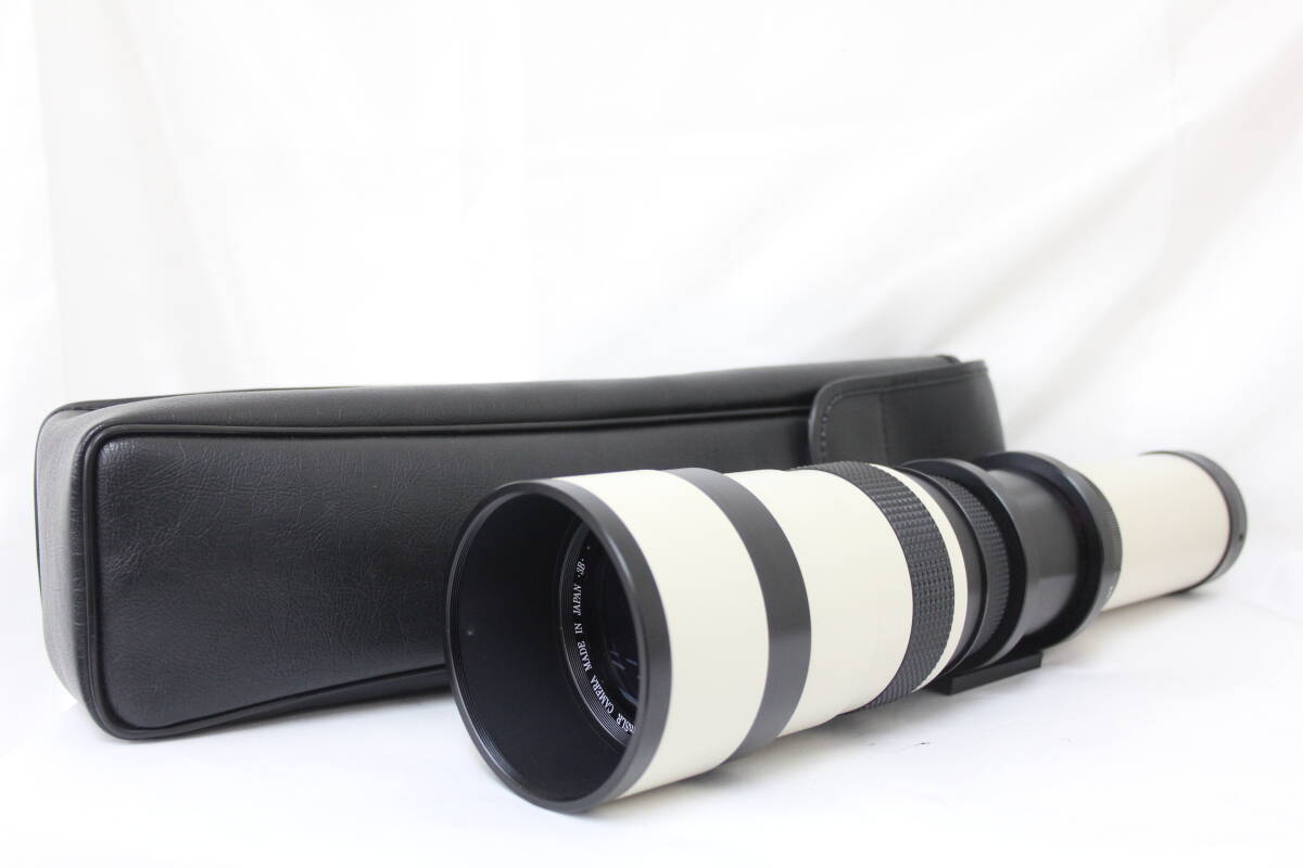 【外観美品】 3 Beach BIG 60DA 600-1000mm F9.9-16 T-Mount System For 35mmSLR 三脚座 ソフトケース付き 超望遠レンズ M2856