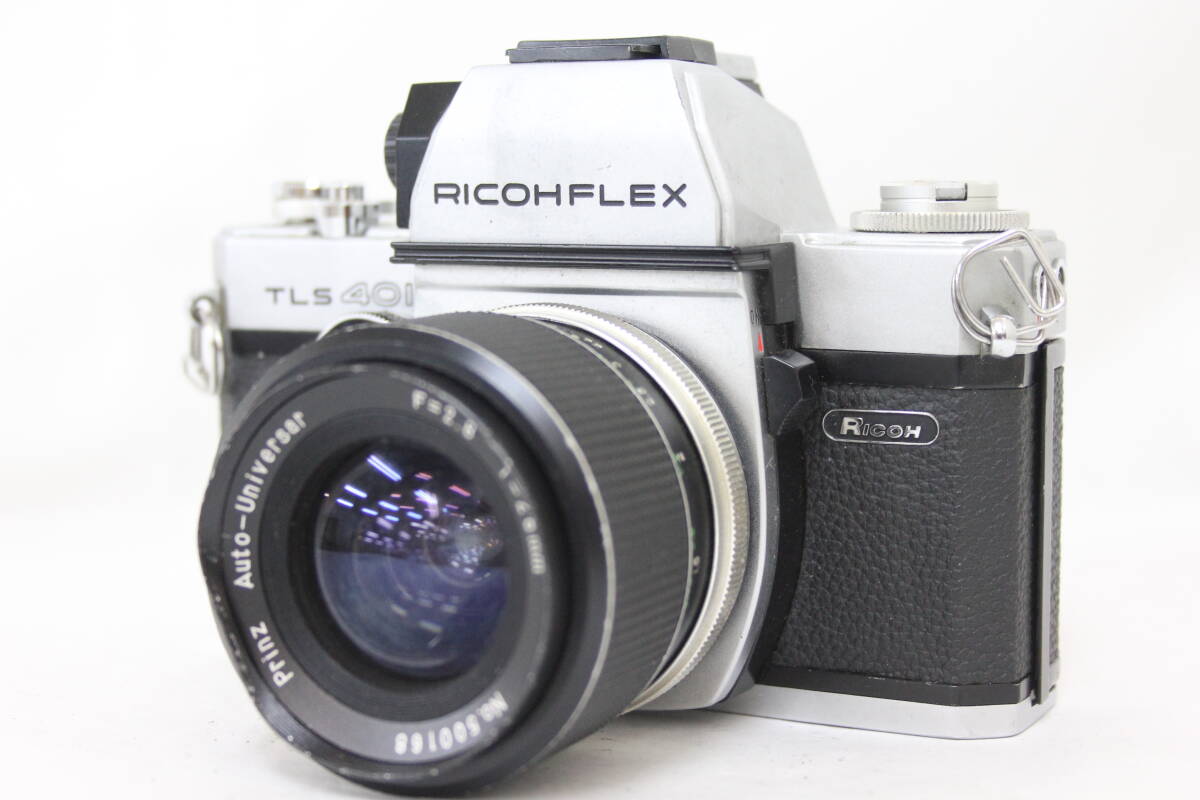 【返品保証】 リコー Ricoh Ricohflex TLS 401 Prinz Auto-Universar 28mm F2.8 M42マウント ボディレンズセット M2949