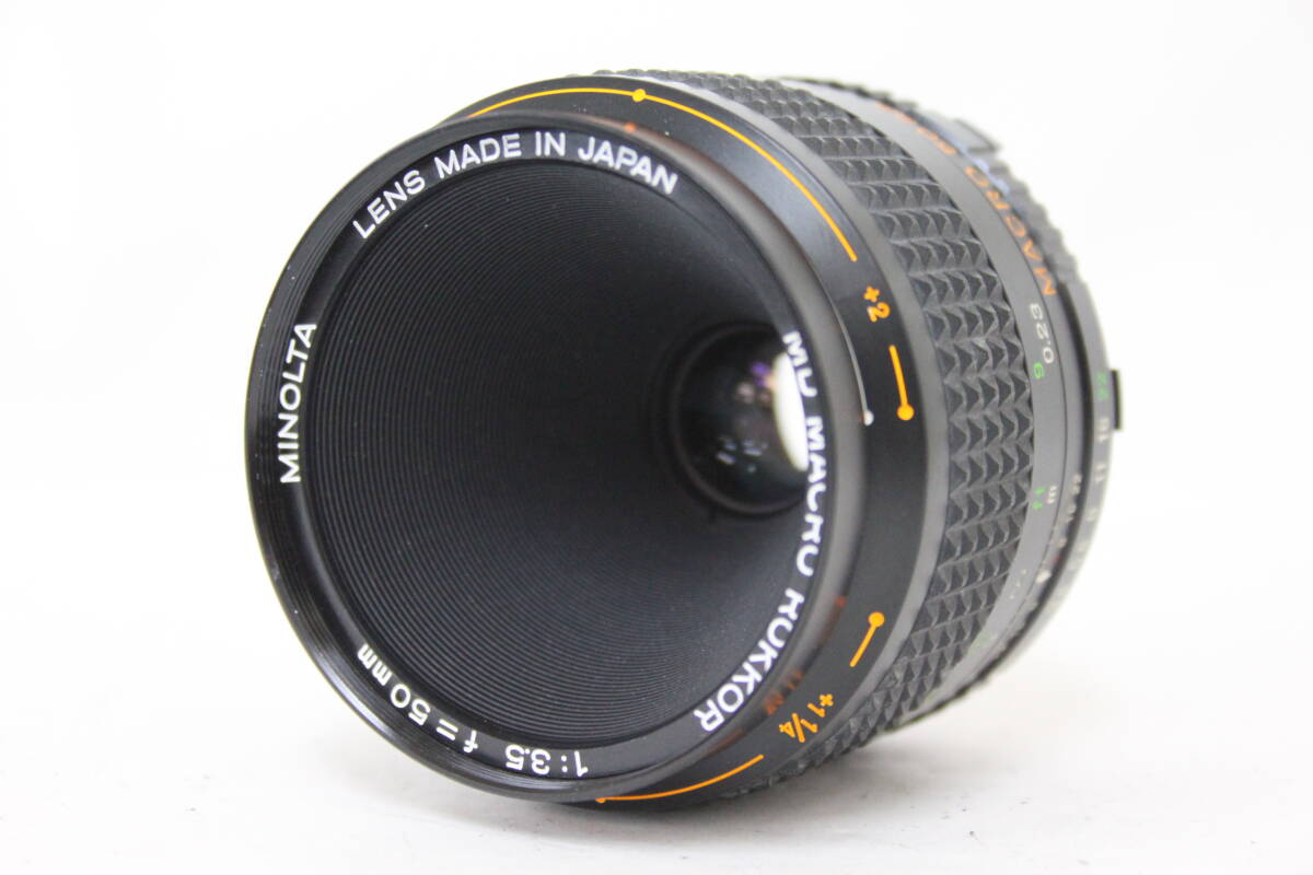 【返品保証】 ミノルタ Minolta MD Macro Rokkor 50mm F3.5 レンズ M2953