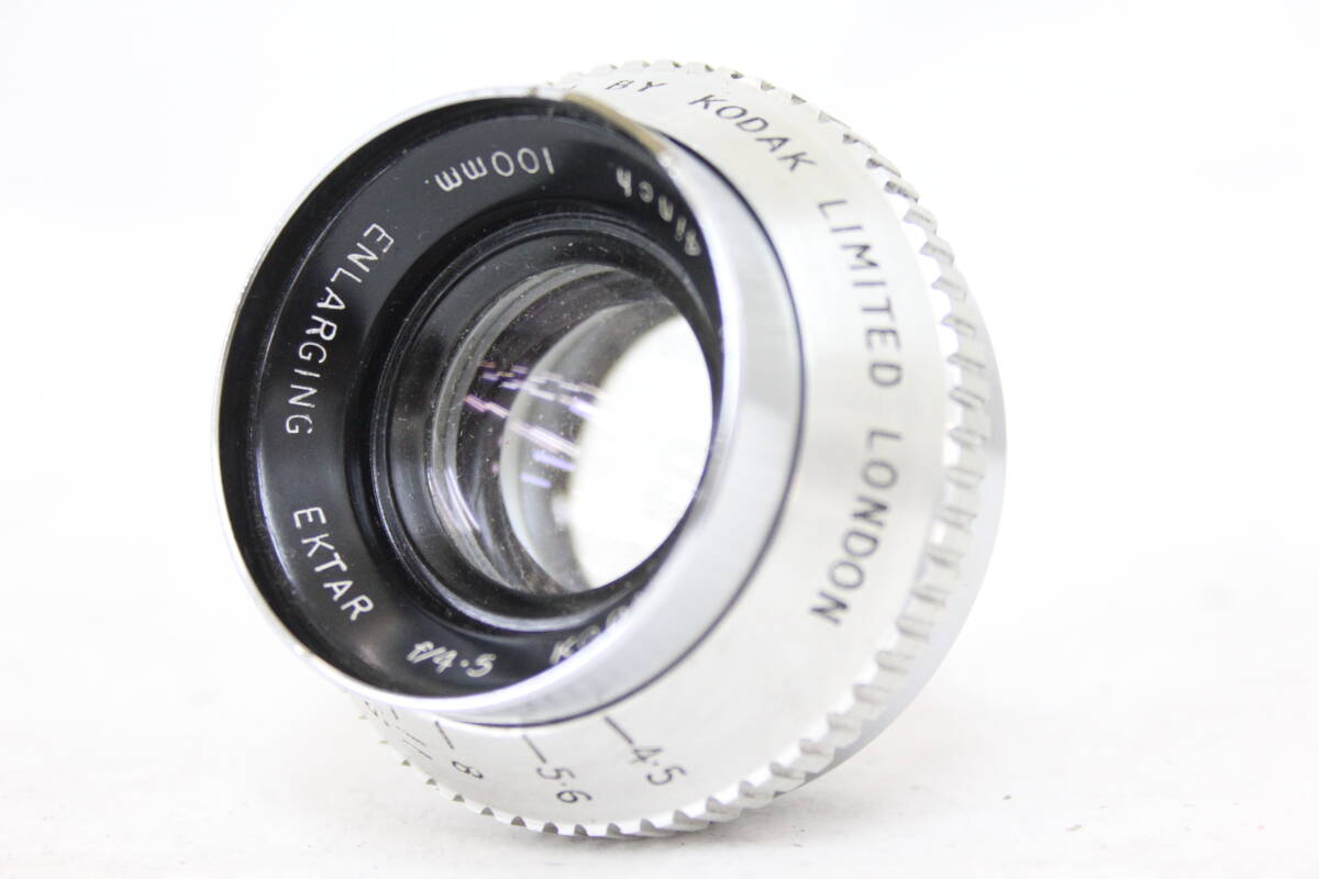 【返品保証】 コダック Kodak London 4inch 100mm F4.5 Enlarging Ektar レンズ M2762