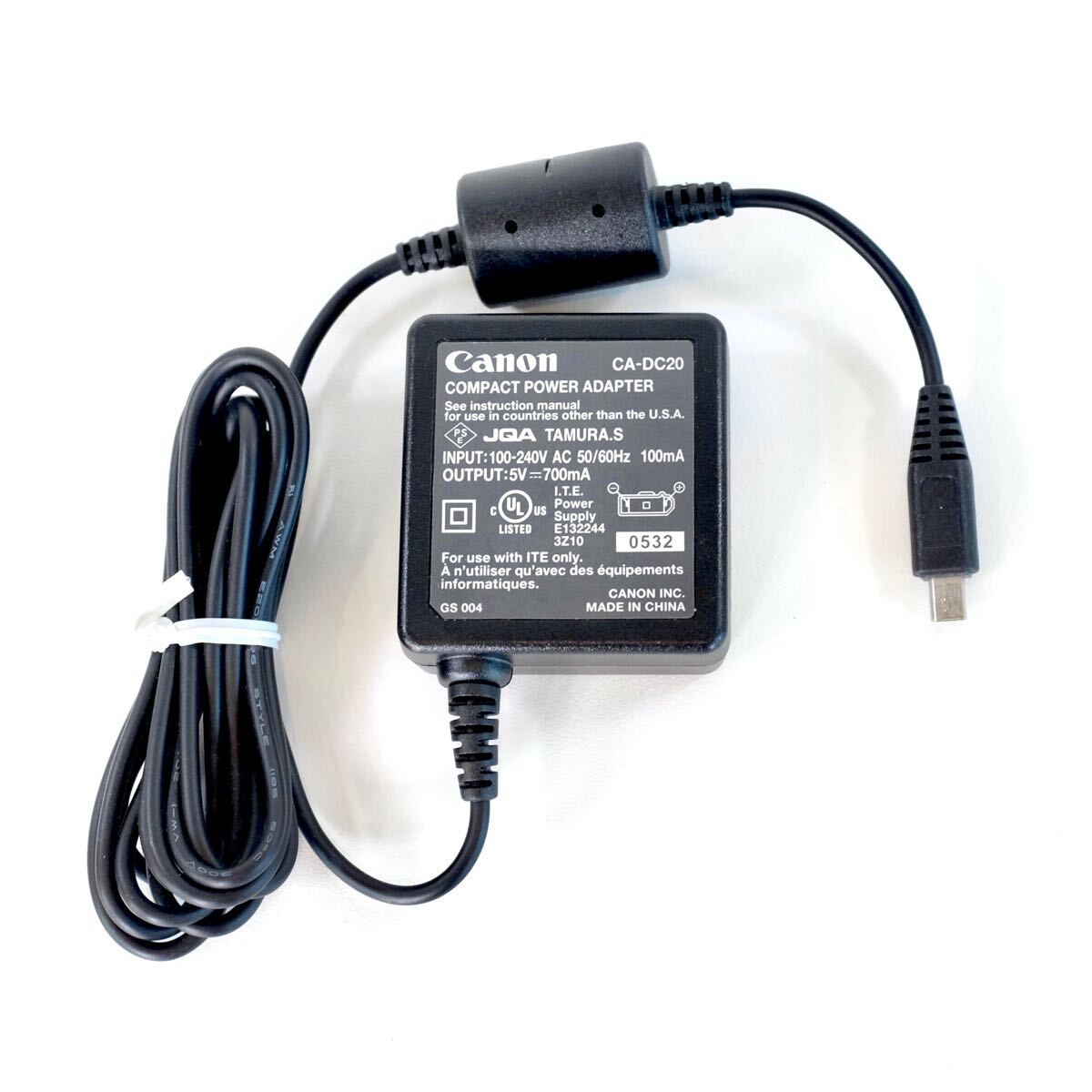 Canon コンパクトパワーアダプター CA-DC20