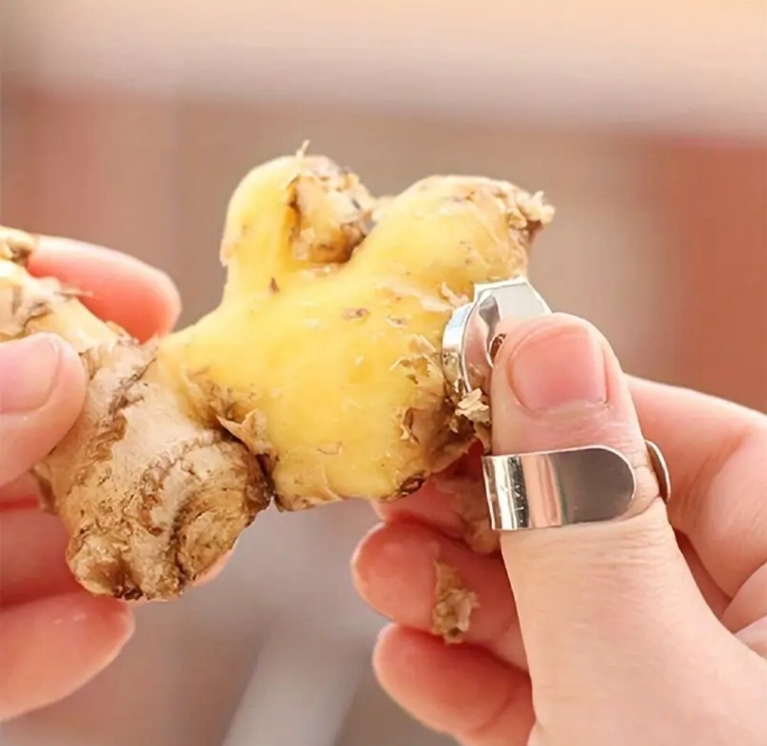 1286【新品未使用】ステンレス ニンニクの皮むき器 栗 生姜 剥離 ピーラー クイックツール 