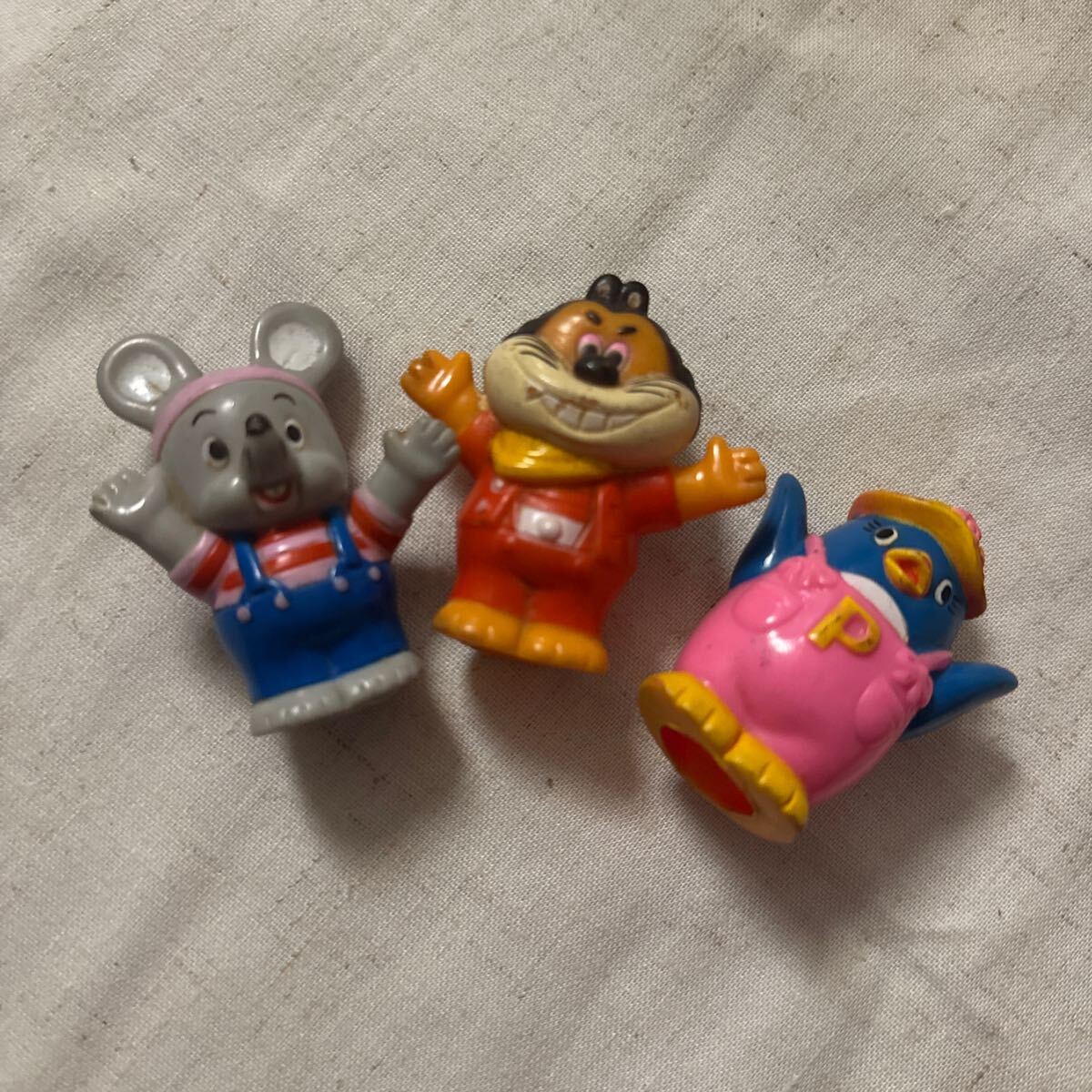 おかあさんといっしょ にこにこぷん フィギュア ソフビ　じゃじゃまる　ピッコロ　ポロリ　セット 指人形 おもちゃ　