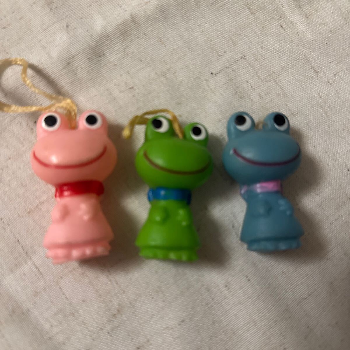 ソフビ 指人形 カエル ケロちゃん 昭和レトロ 当時物 フィギュア 蛙 コルゲンコーワ 企業物