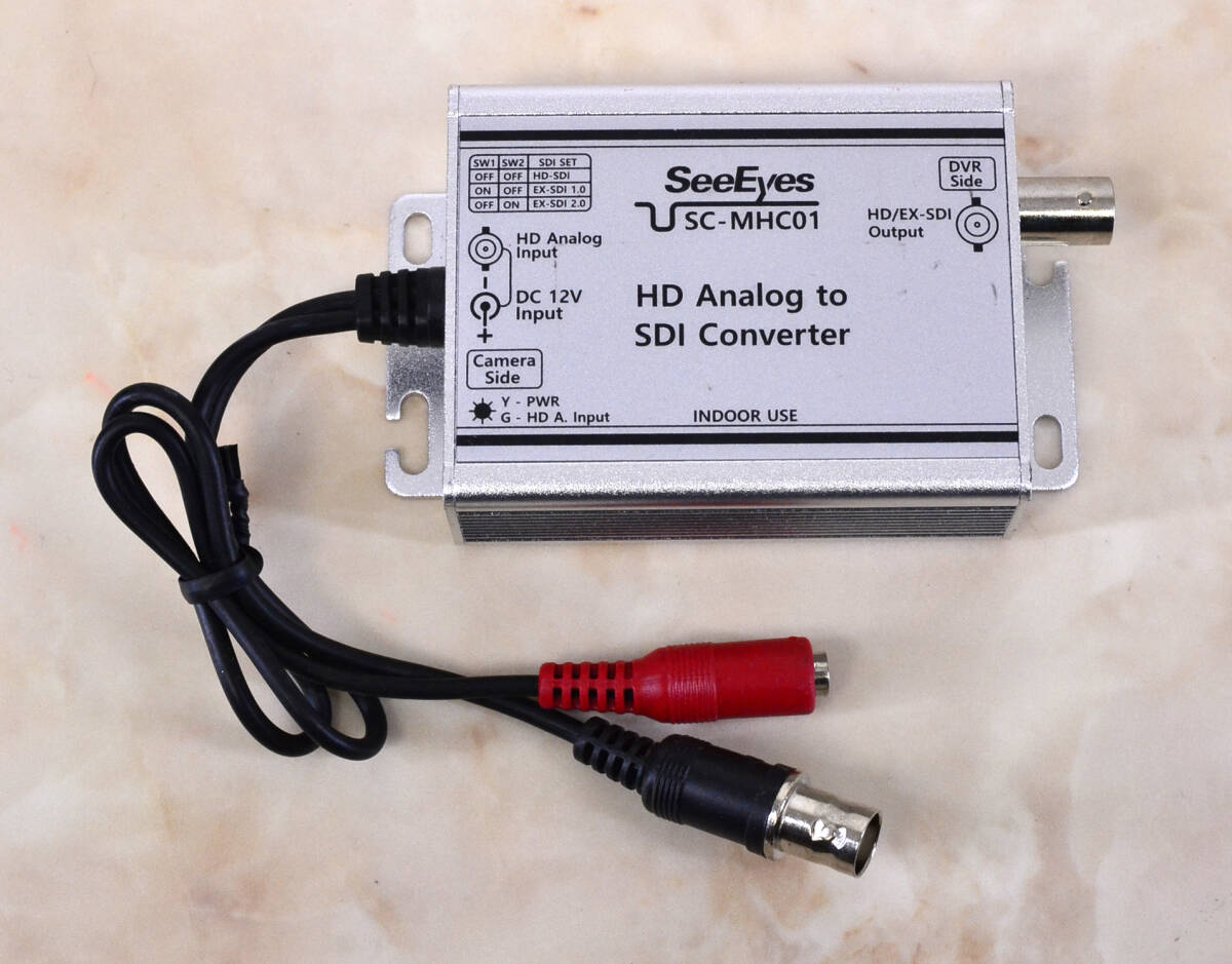 SC-MHC01 HD Analog to SDI converter HDアナログからSDI変換器 防犯カメラ 監視カメラ 中古品 