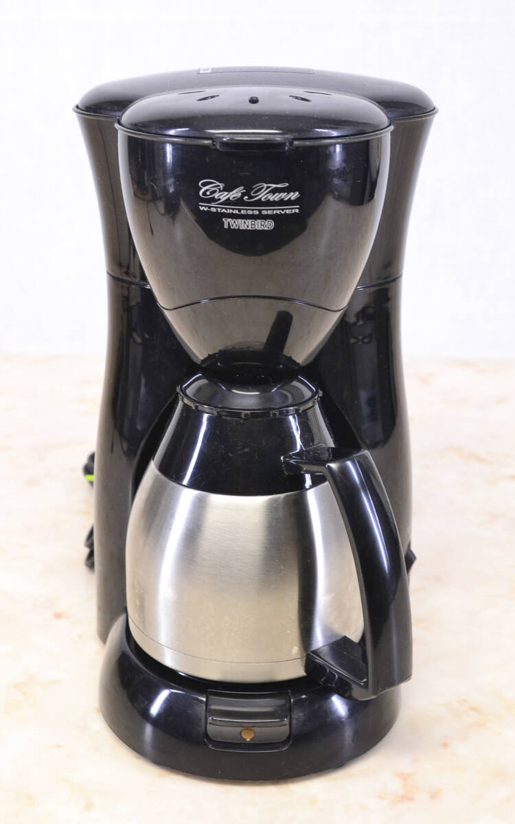 TWINBIRD ツインバード ダブルステンレスサーバー CM-D803型 ドリップ式コーヒーメーカー 0.6L 中古品