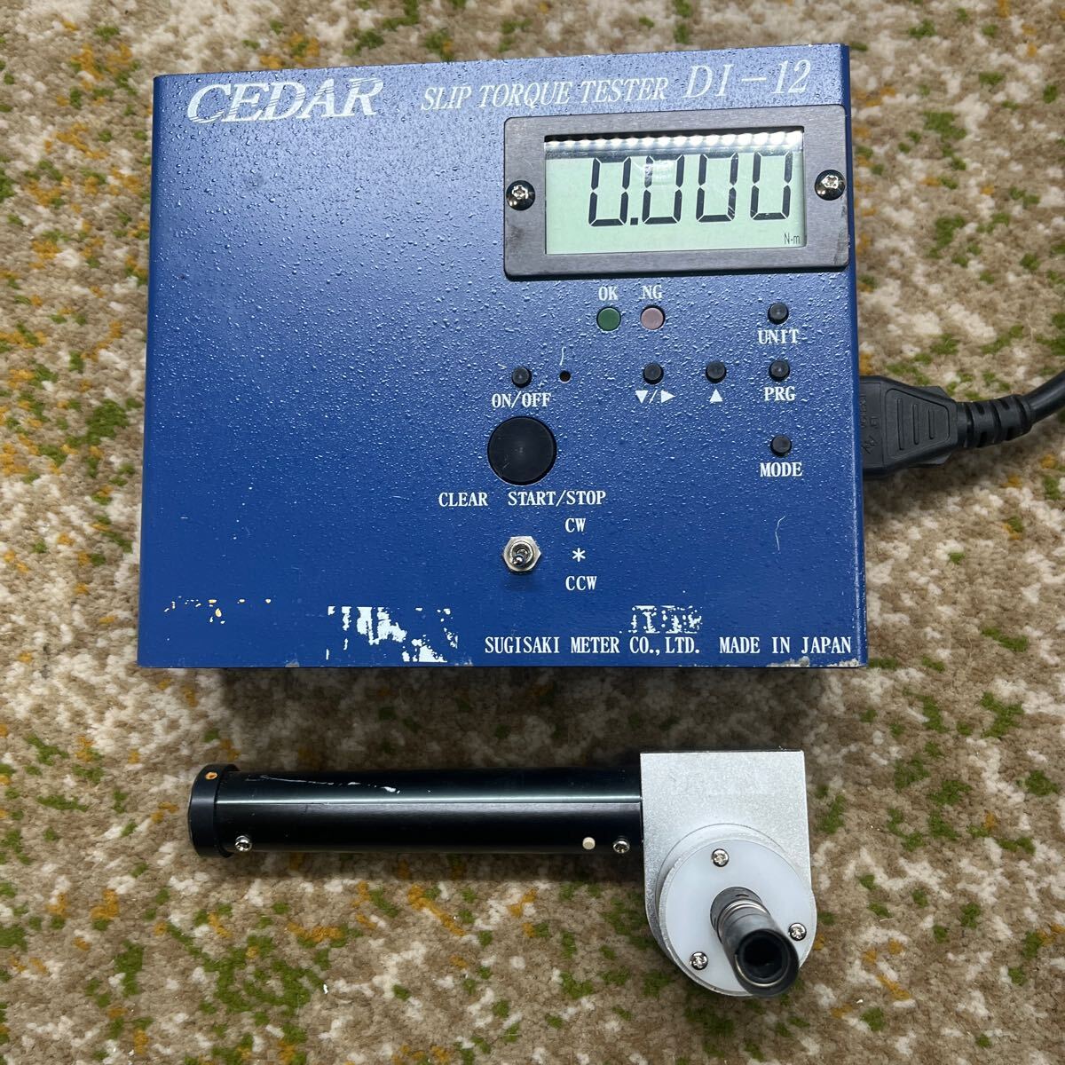 CEDAR 杉崎計器 DI-12 トルク測定器