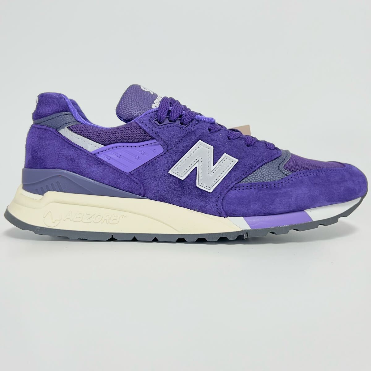 28cm◆未使用◆ NewBalance Made in USA U998TE ニューバランス アメリカ製 998 TE スニーカー パープル USA USA製 紫 990