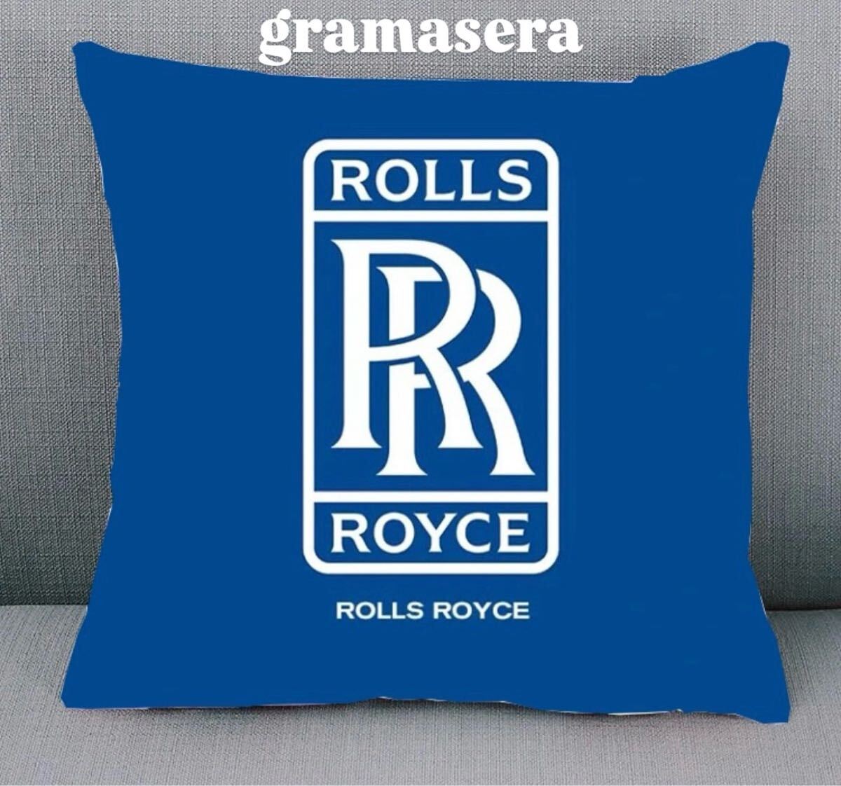 ★レア★ ロールスロイス　rolls royce クッション 高品質　ロゴクッション　 インテリア