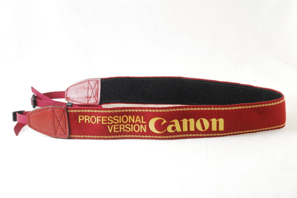 ☆Canon キヤノン プロストラップ PROFESSIONAL VERSION プロフェッショナル エンボス プロスト カメラ ストラップ camera strap☆