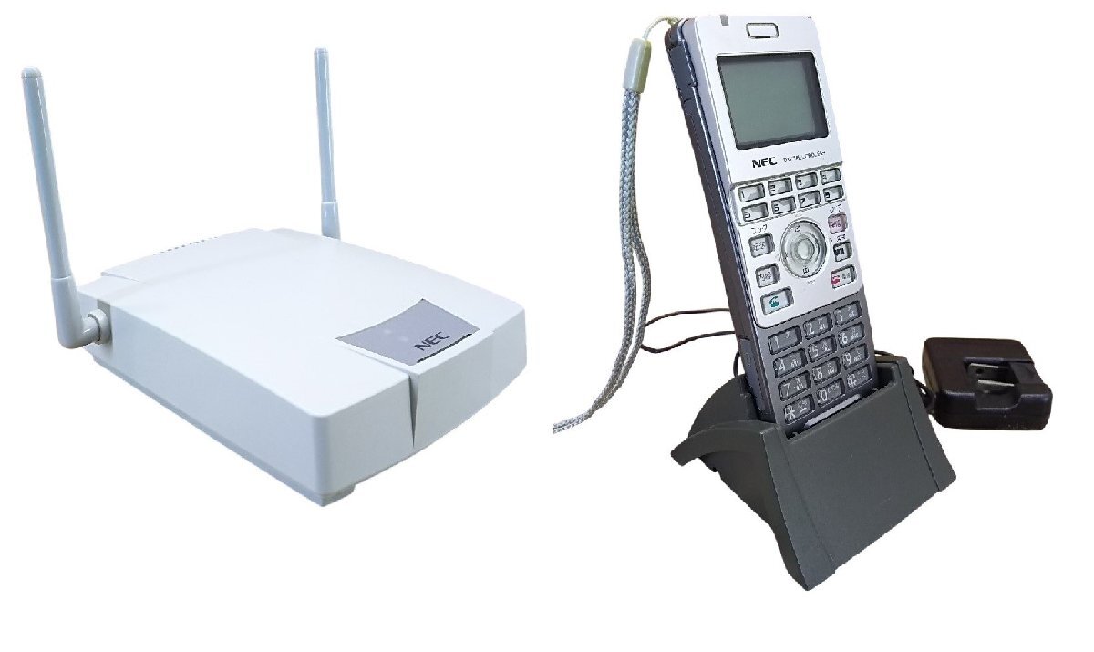 ◎【通電のみ確認済み】NEC IP1D-CS-D・IP3D-8PS-2 Aspire 接続装置 SERIES-5.3-G・マルチゾーンデジタルコードレス電話機 現状品◎Z-2233