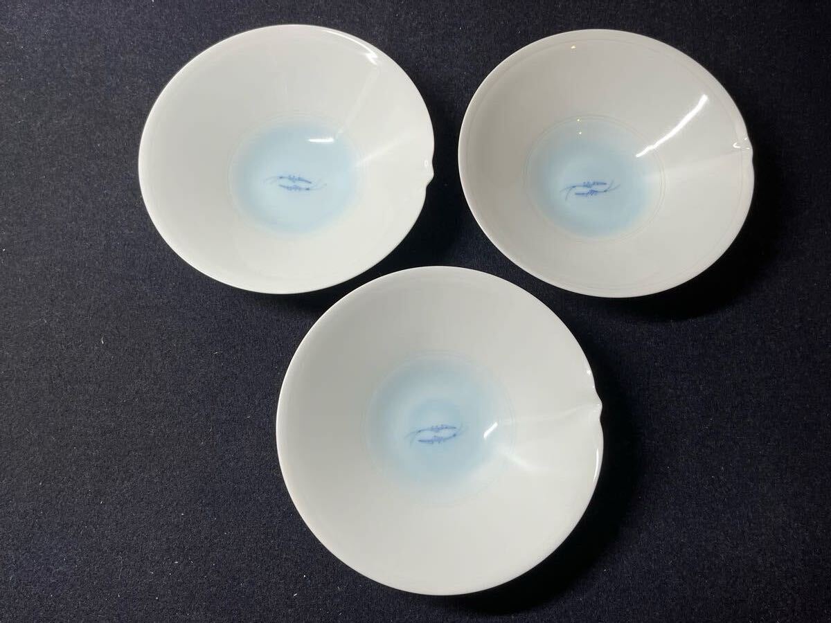 皿　海老柄　未使用品　3枚セット
