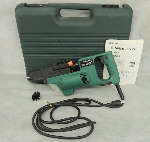日立連結ねじドライバ 4mm W4YC 日立工機 100V コード式 中古 現状お渡し 動作確認済