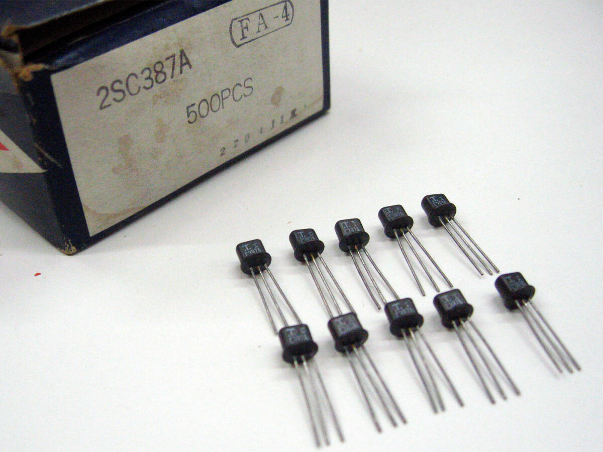 ★☆（管TR027） 東芝 2SC387A 10個セット / NOS Toshiba 2SC387A 10pcs☆★
