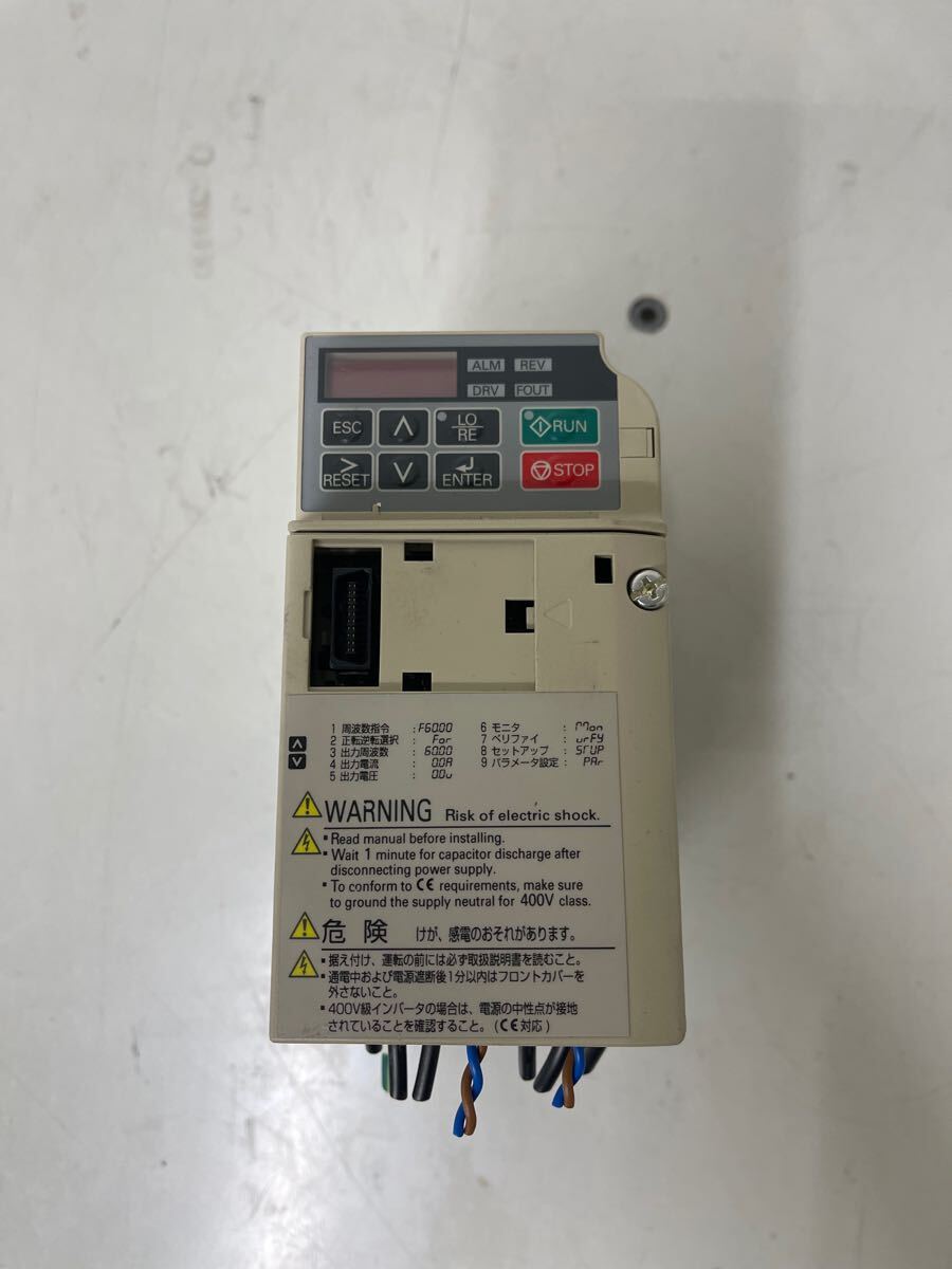 B547 中古 YASKAWA INVERTER CIMR-JA2A0006BAA 