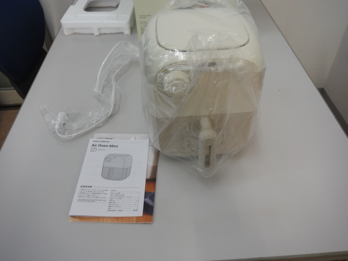 ○BEd　recolte　レコルト　エアーオーブンミニ　RAO-2　未使用新品　鳥取県　引取歓迎