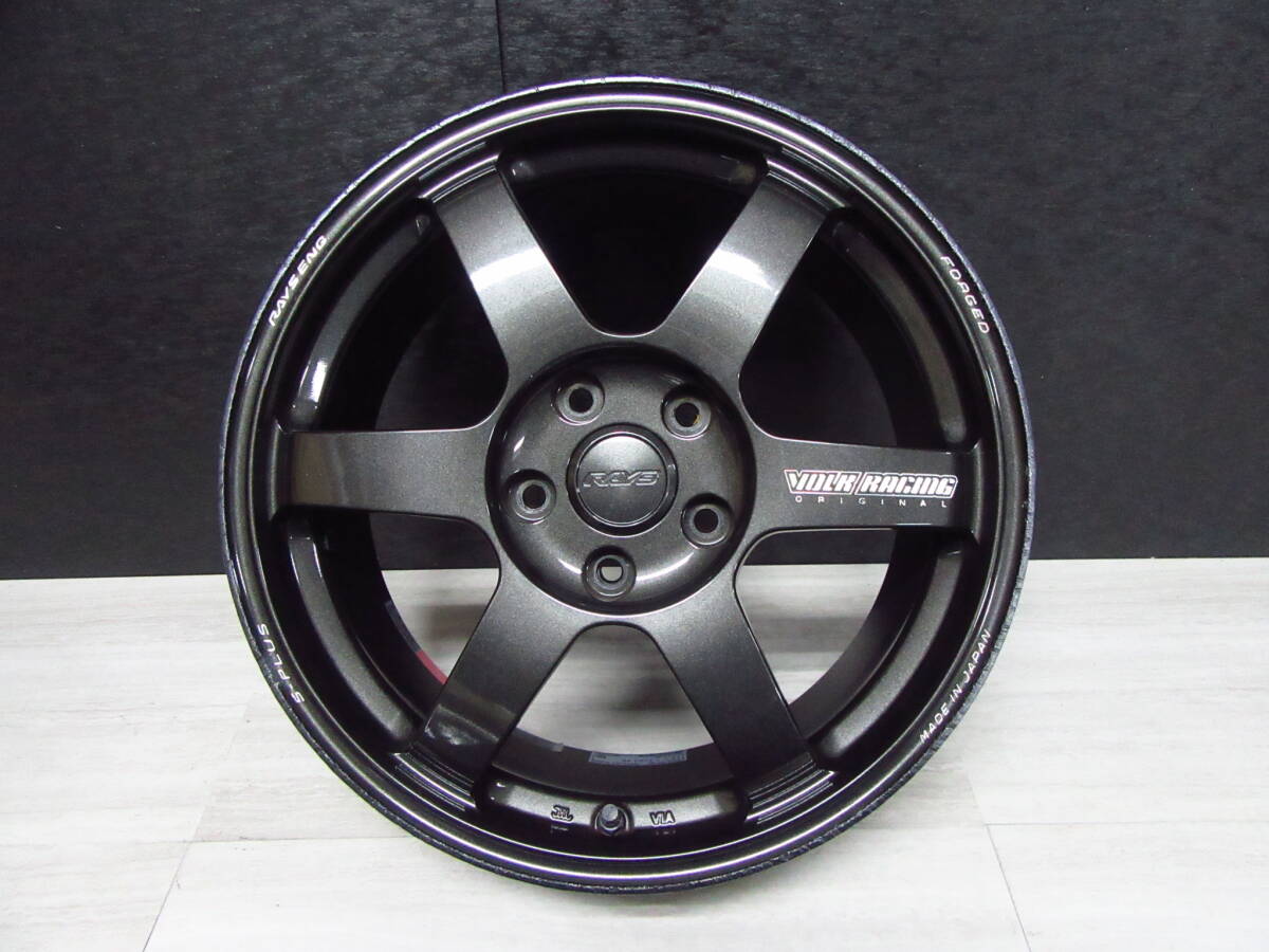 RAYS TE37 SAGA 1本 シビック インテグラ ステップワゴン ノア ヴォクシー プリウスα MR2 RX-7 RX-8 ロードスター 17インチ