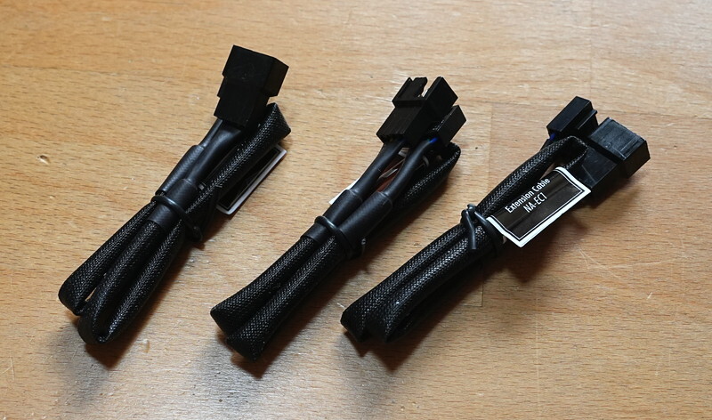 Noctua NA-EC1 ×3本セット PWM対応ファン 30cm 延長ケーブル