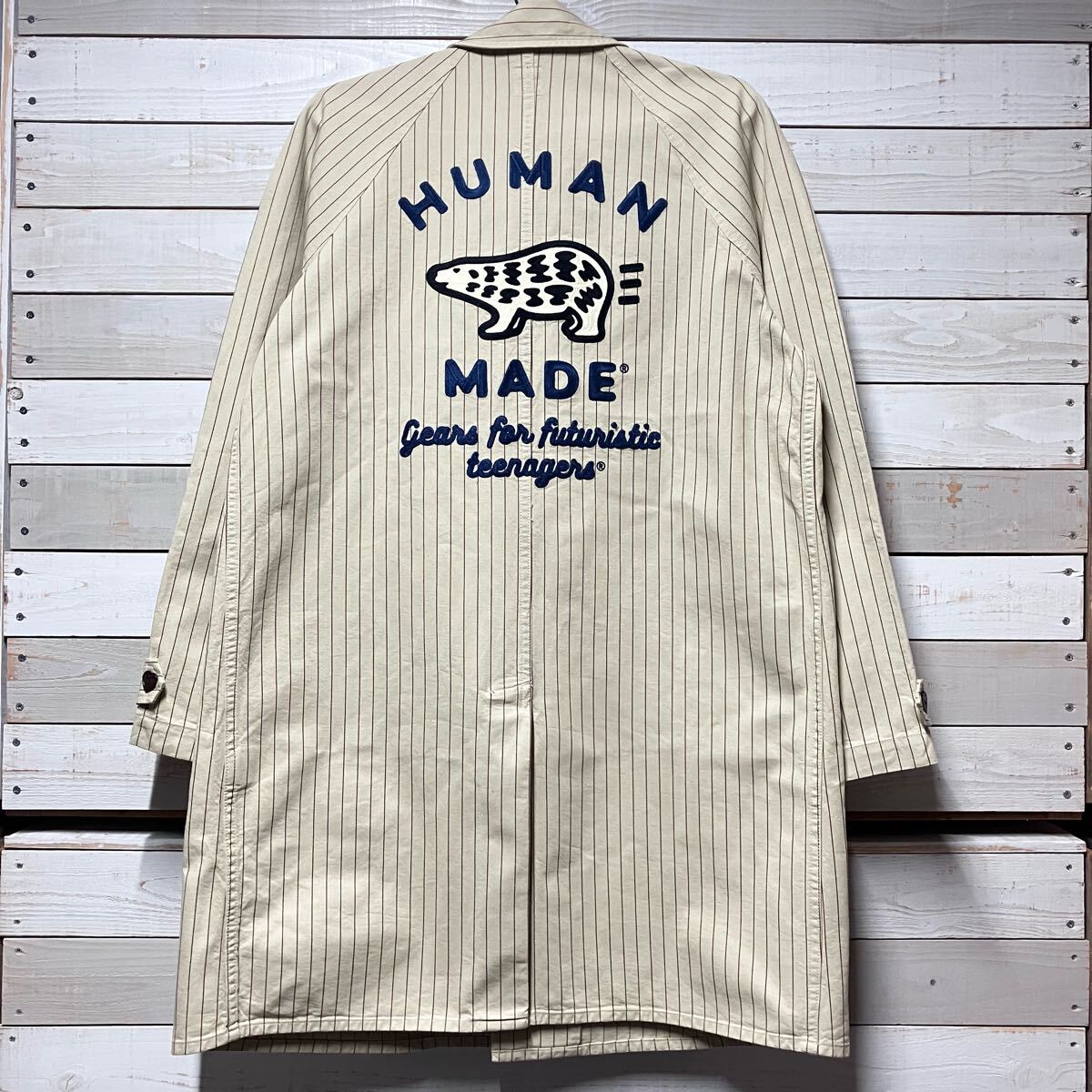SIZE XL HUMAN MADE SHOP COAT POLAR BEAR ヒューマンメイド ショップ コート シロクマ 白熊