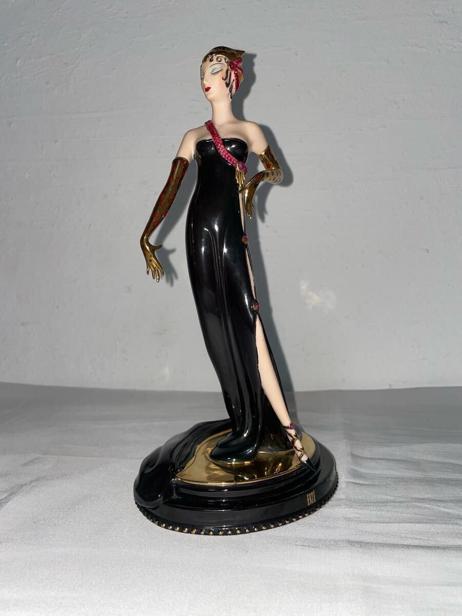 エルテ　Erte UNTAMED BEAUTY　フランクリンミント　フィギュリン　アールデコ　陶器