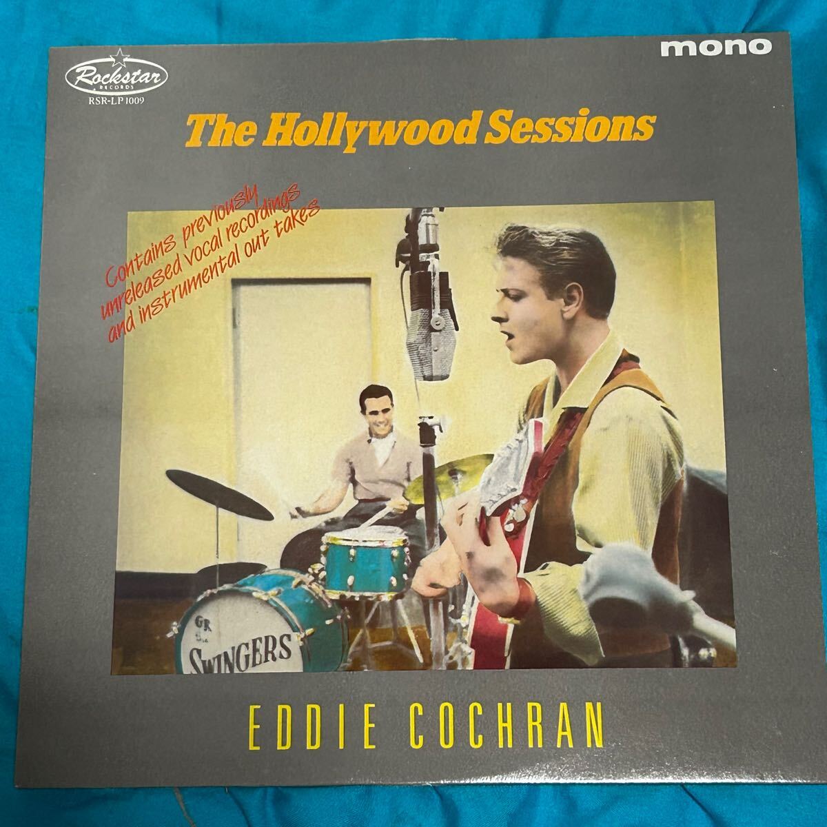 エディ・コクランEddie Cochran「The Hollywood Sessions」50's ロカビリーROCKSTARイギリス盤LP