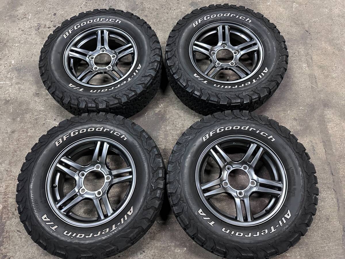 美品 バリ山! 4本 BFgoodrich T/A ホワイトレター 225/75R16 JB23W 後期 純正 クロスアドベンチャー ランドベンチャー ジムニー JA11 JB64W