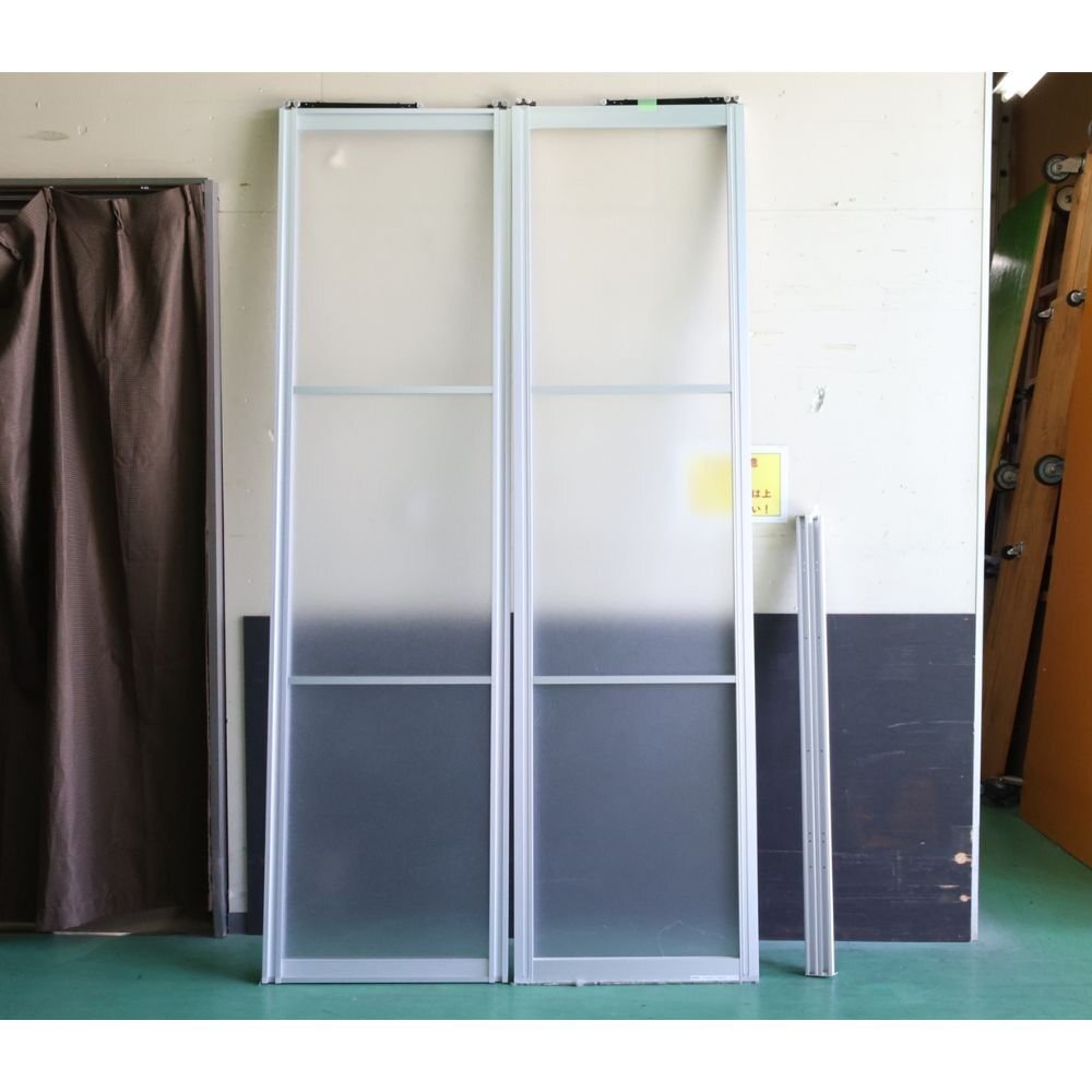 021405k5 展示品 スライドドア パーテーション 上部のレール有り H2300mm×W1200 直接引き取り限定 名古屋市守山区 配送不可