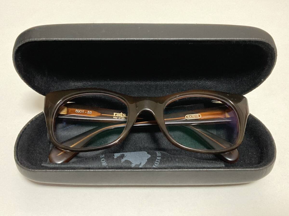 RATS サングラス 6901-53 RATEYE ブラウン ラッツ ラットアイ