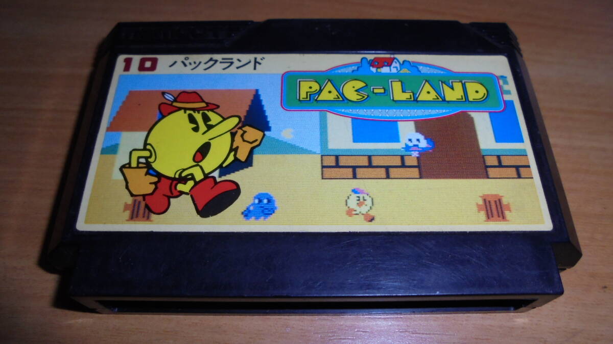 250202007★ナムコ　パックランド　ファミコンソフト