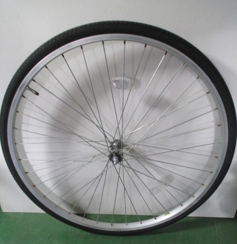 27インチ自転車　前輪　（アルミホイール・タイヤ・チュ-プセット）　(Ｈ40)