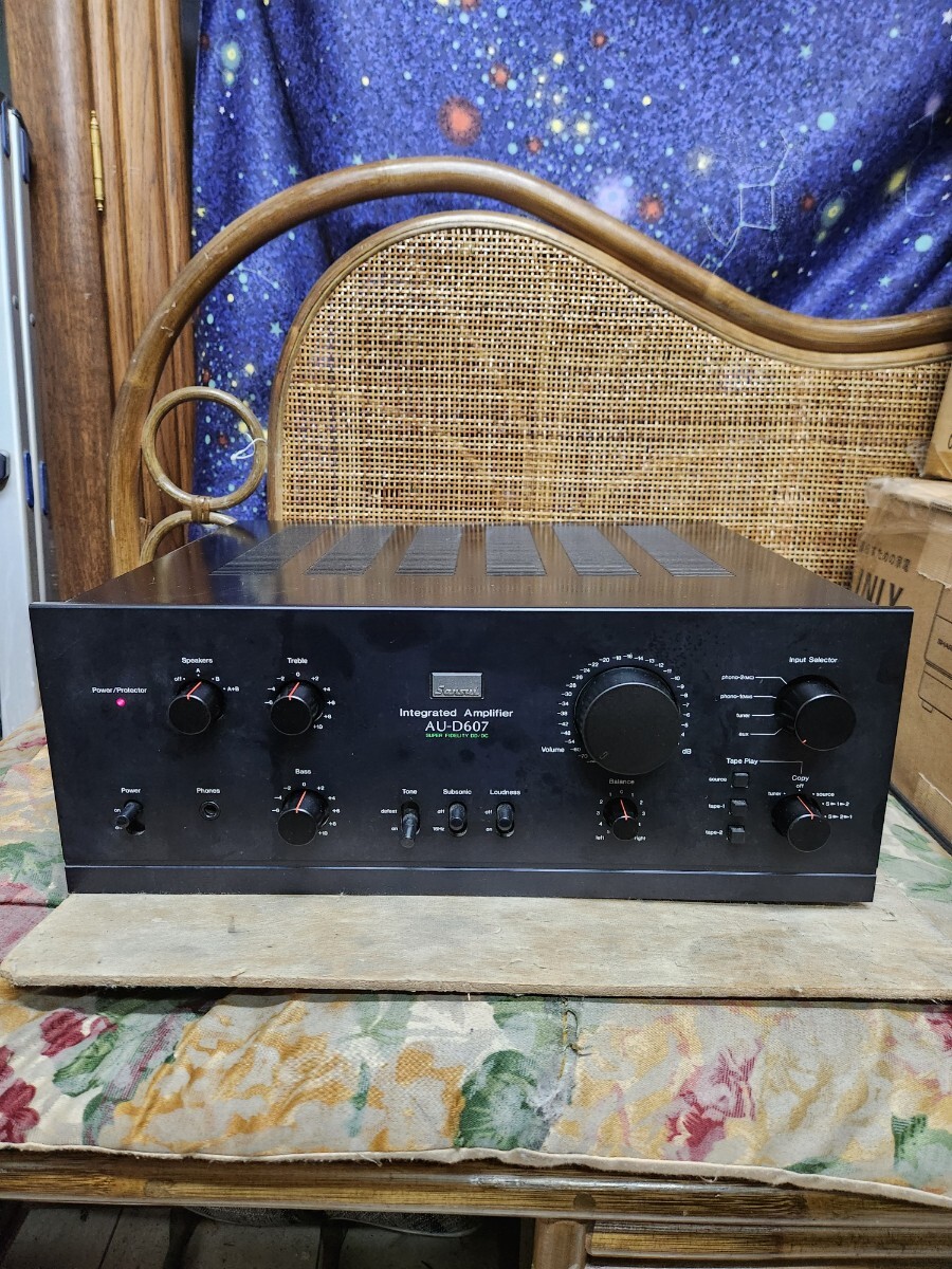 フルレストア整備済！完動超美動品山水プリメインアンプAU-D607